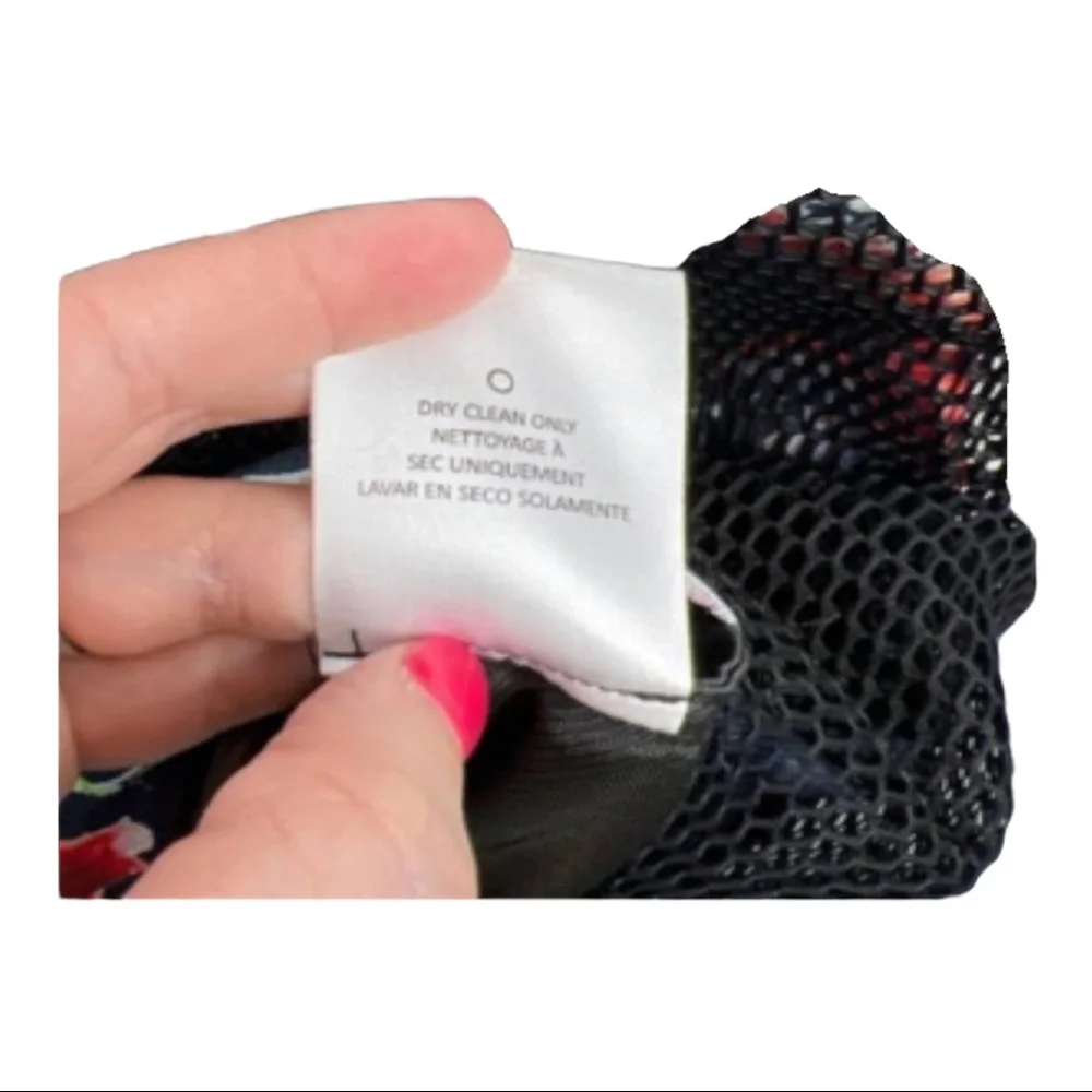 SACHIN AND BABI ROSA BLACK OVERLAY FLORAL SLEEVELESS FIT AND FLARE DRESS - Picture 15 of 15